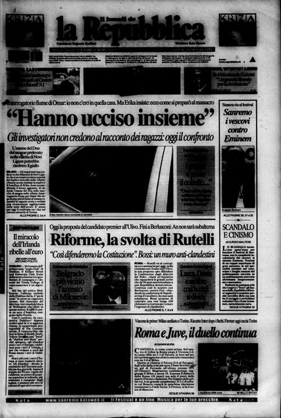 Il lunedì de La repubblica